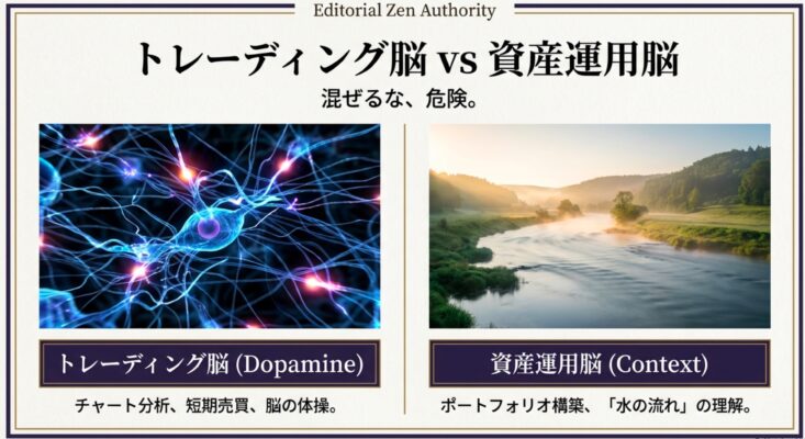 トレーディング脳 vs 資産運用脳